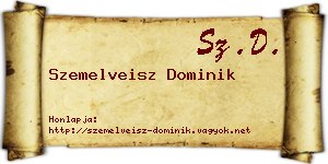 Szemelveisz Dominik névjegykártya